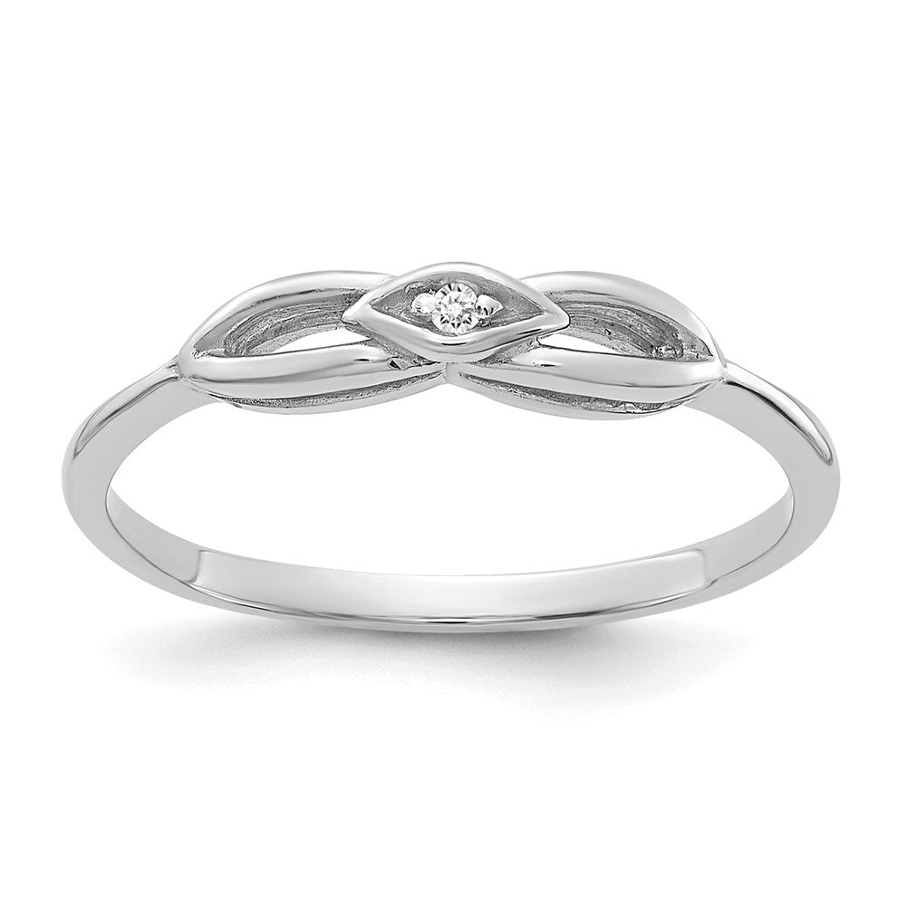 14k white gold a real diamond ring y4259a
