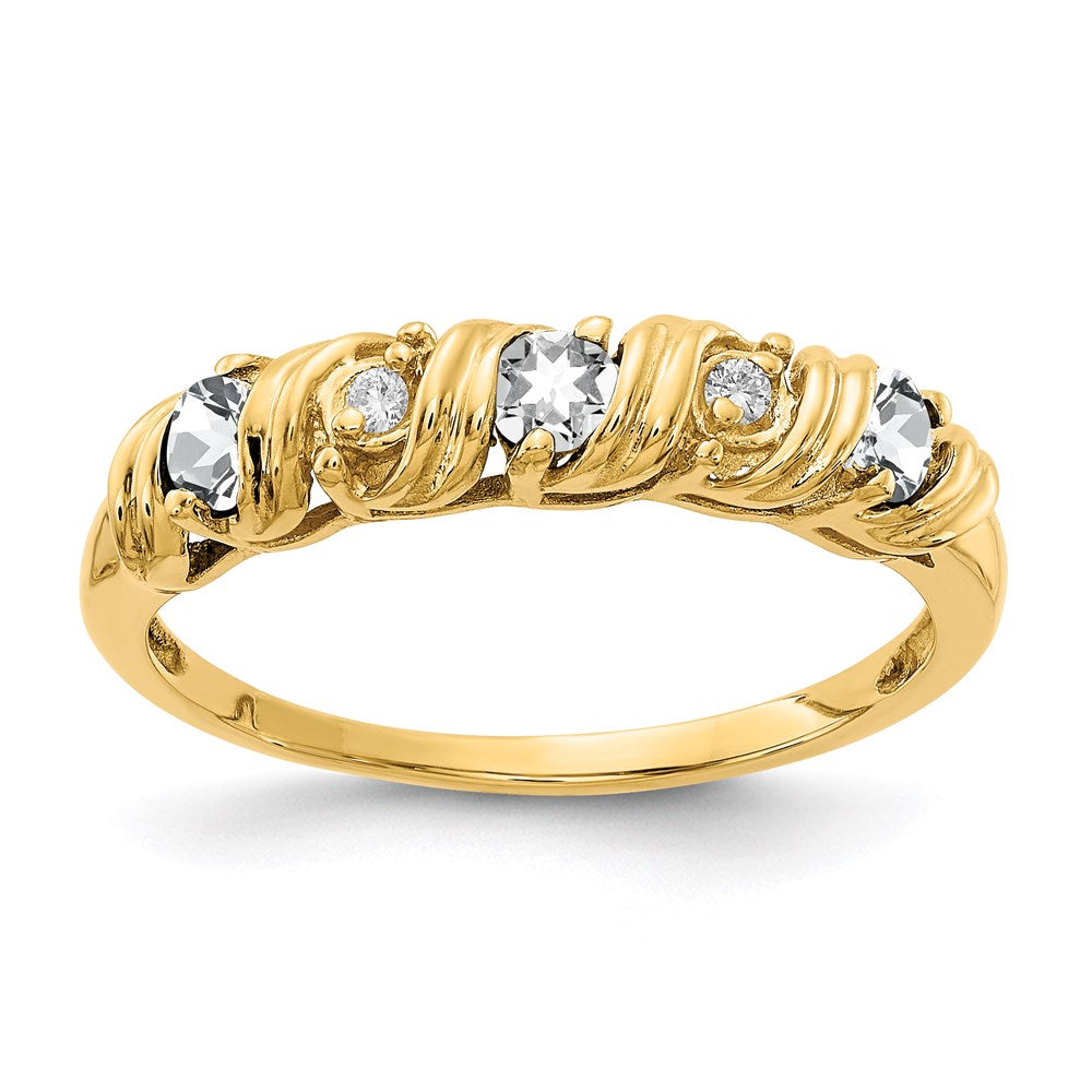 14k yellow gold 2 75mm cubic zirconia a real diamond ring y4718cz a
